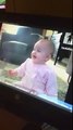 Baby Laughing while watching Another Baby laughing TV