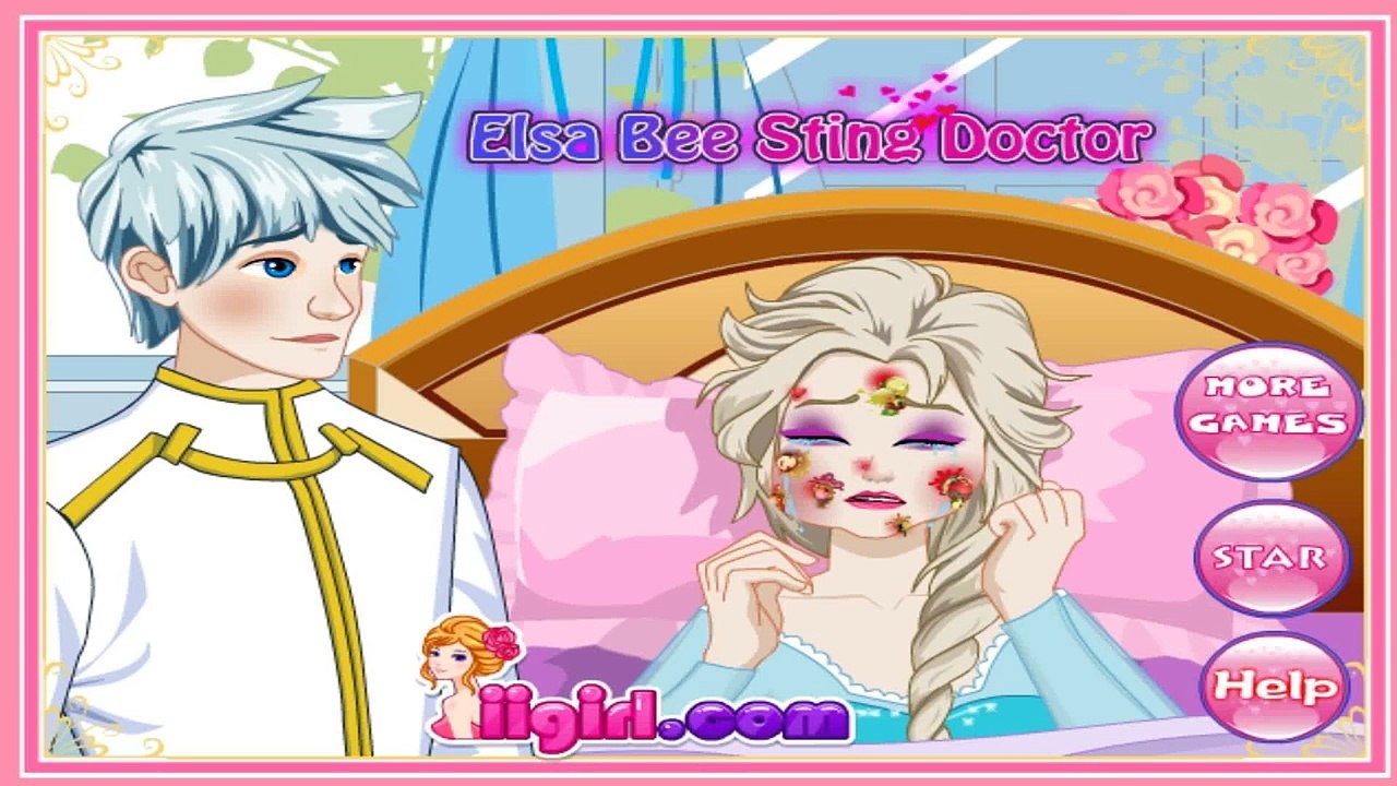 Elsa Bee Sting Doctor - Disney Princess Elsa - Doctor Game For Kids