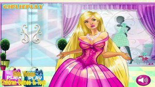 Baby Barbie Disney Princess Hair Salon Elsa Snow White Rapunzel and Aurora Hairstyle Game