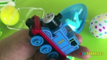 HUGE EASTER EGGS Surprises Learn Colors Thomas and Friends Toy Trains Cars and Trucks ABC