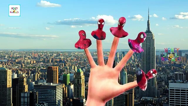 Мультфильм Детская Папа Семья палец для человек один человек питомник рифмы Песня паук супергерой