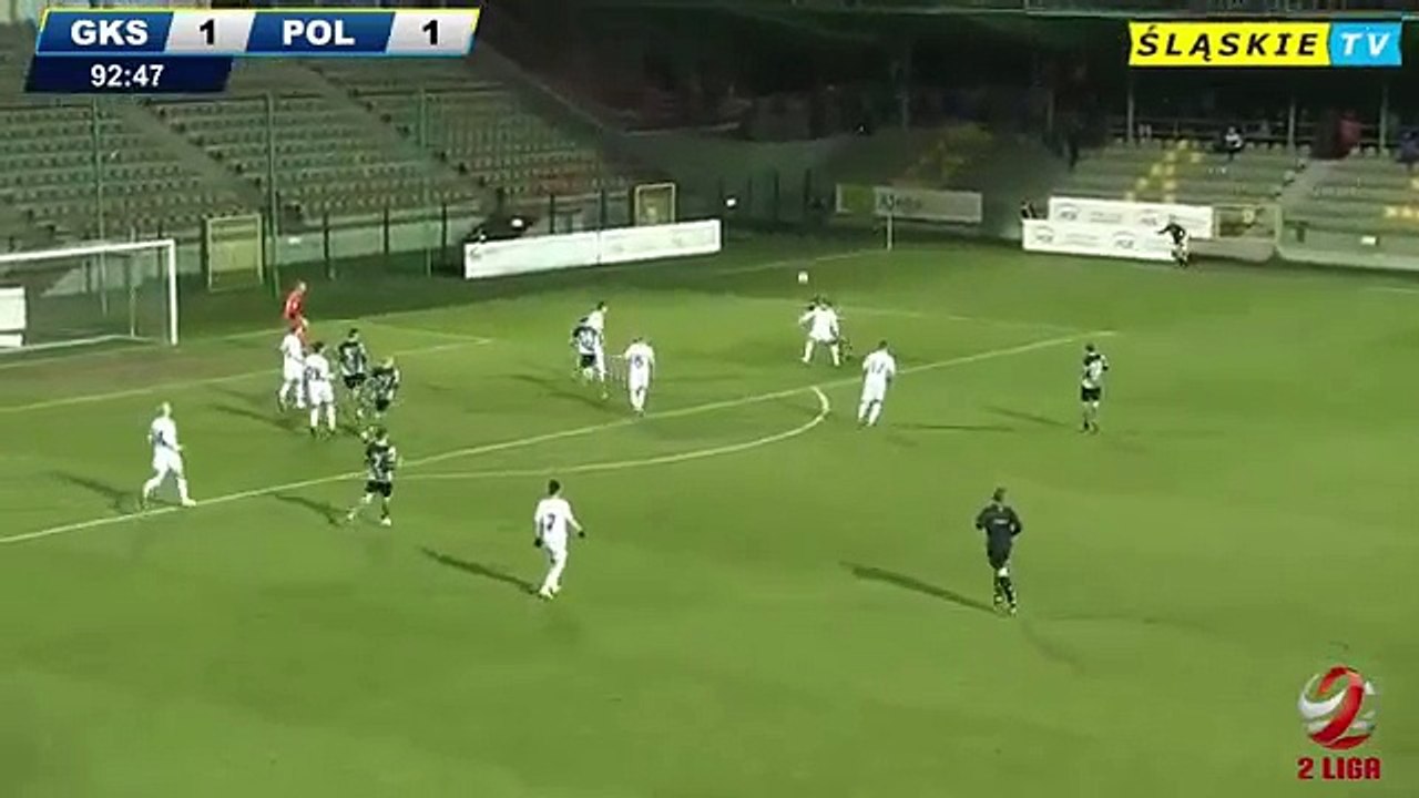 Belchatow 2:1 Polonia Warszawa 	(Polish II Liga. 25 March 2017	)