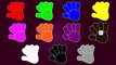 Узнайте цвета для Дети Дети детей младшего возраста палец Семья питомник рифмы обучение видео сборник