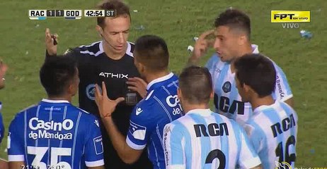 Fabian Henriquez Red Card HD - Racing Club 1-1 Godoy Cruz 25.03.2017