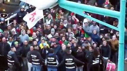 Seleçcão de Portugal com canticos contra o Benfica!