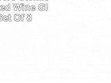 Mikasa Cheers Stemless White  Red Wine Glasses  Set Of 8