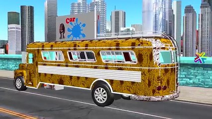 Animals Car Wash Compilation Videos For Children Cars Trucks | Animals Vehicles Finger Family Rhymes