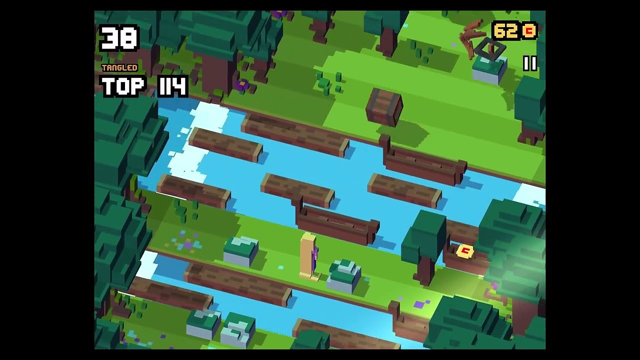 ★ DISNEY CROSSY ROAD Secret Characters | RAPUNZEL BRAIDED UNLOCK (TANGLED) (iOS, Android G