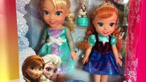 Frozen Dolls Young Anna & Elsa Ice Skating Ring Set Review - Disney