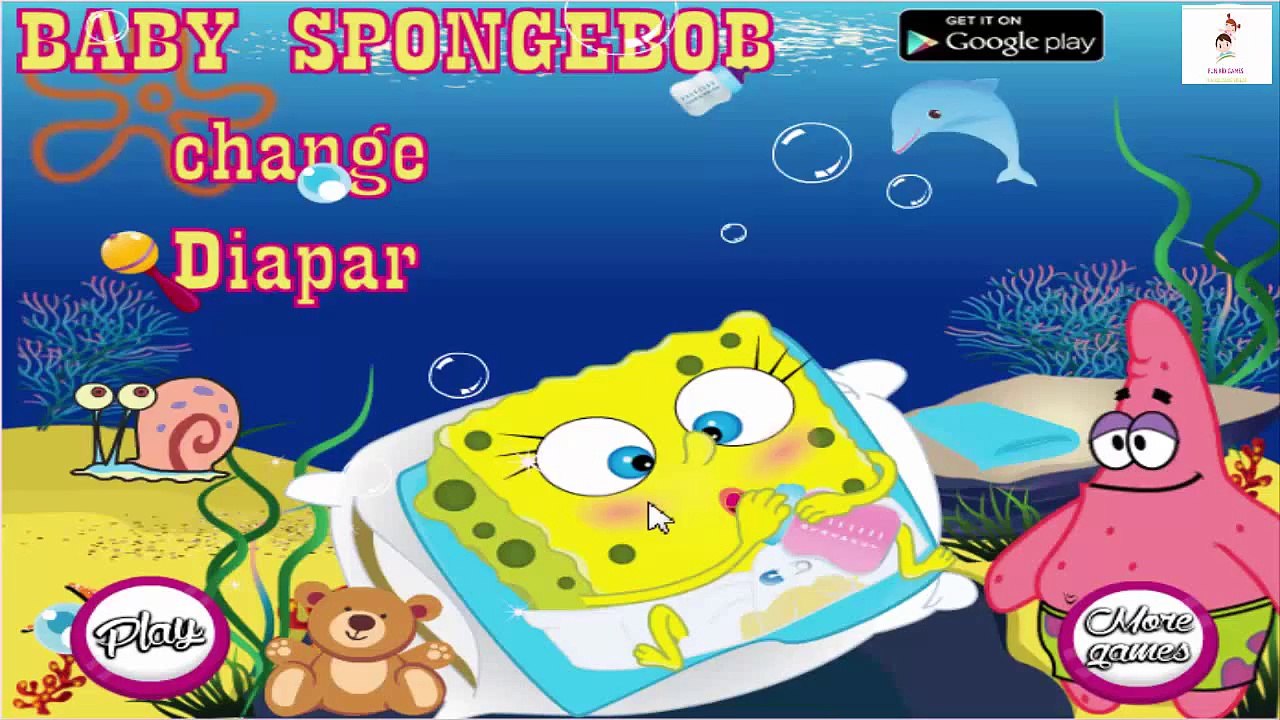 Baby SpongeBob Squarepants & Patrick Game - Baby Care Game for Kids