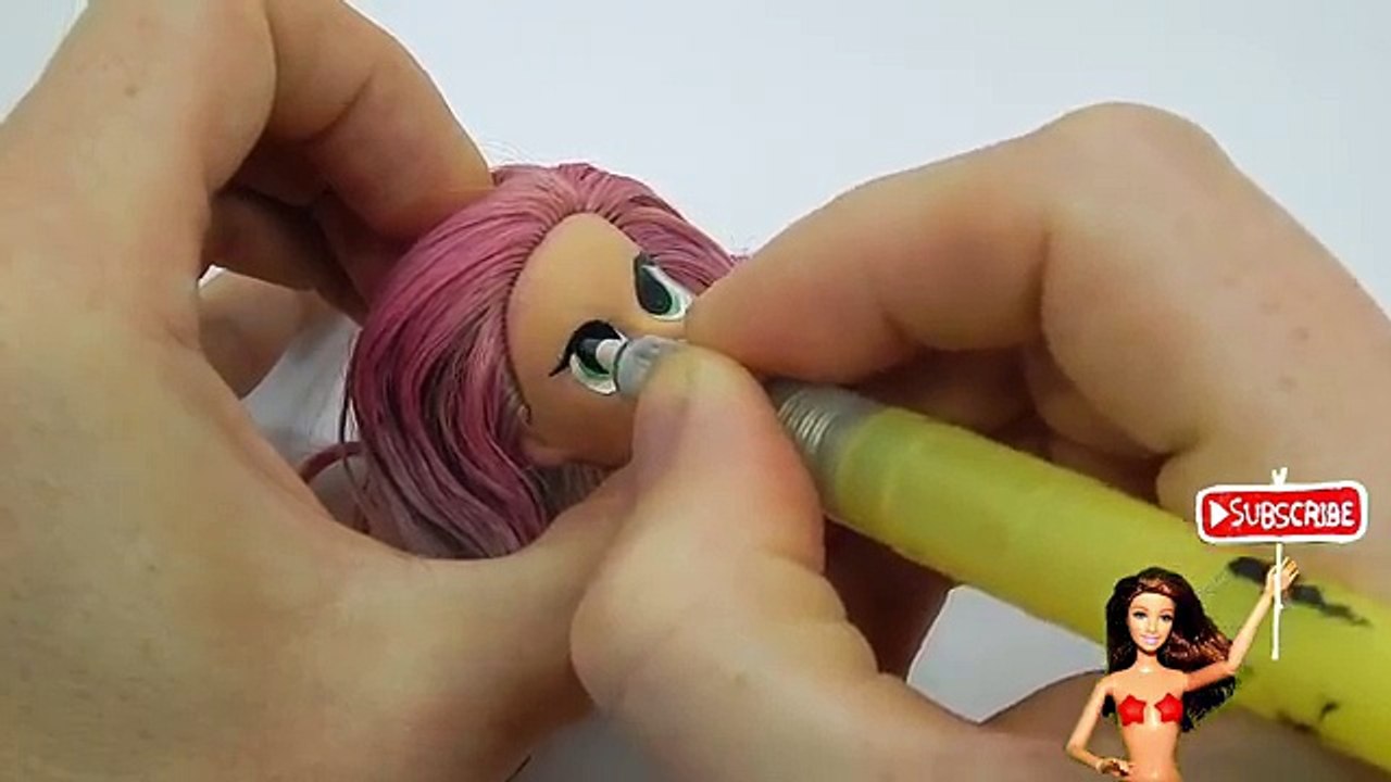 Играть doh Мой маленький пони Флаттершай девочки из Эквестрии Минис вдохновил костюм в HD ремесла как делать поделки