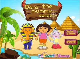 Dora The Explorer The Mummy Surgery - Dora Doctor Caring Cartoon Game For Children