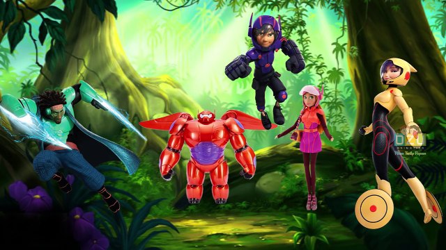 New Kids Song Daddy Finger Family | Big Hero 6 Baymax Hiro Surprise Eggs For Kids #Animati