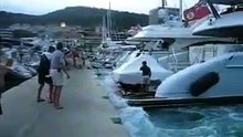 Yacht crash on the dock - Yachtloop Videos http://BestDramaTv.Net