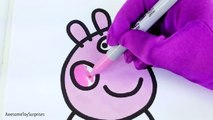 PEPPA PIG Coloring Book Pages Kids Fun Art Activities Videos for Children Learning Rainbow
