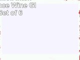 Luigi Bormioli Intenso 1134Ounce Wine Glasses Set of 6