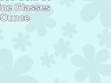Winco 12Piece Gem Stem Less Wine Glasses Set 15Ounce