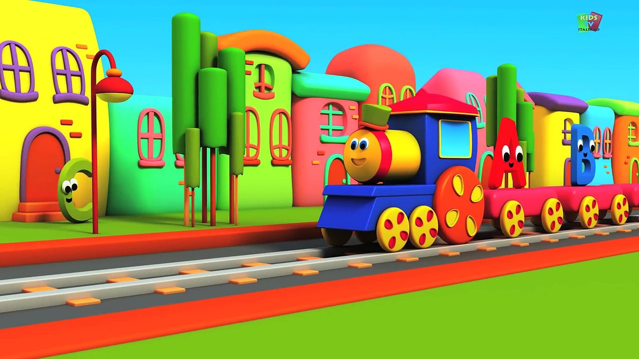bob il treno in vivaio italiano rime compilazione | filastrocche con bob il treno