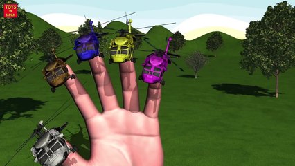 The finger family 3d helicopter - Family nursery rhyme - 3D animation nursery rhymes