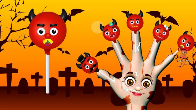 Finger Family Song With Halloween Devil Cake Pop Cartoons Finger Family Songs For Children