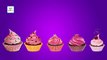 The Finger Family Cup Cakes Family Nursery Rhyme | Cup Cakes Finger Family Songs for Children in 3D