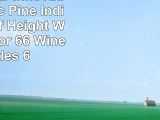 Wine Cellar Innovations Rustic Pine Individual Half Height Wine Rack for 66 Wine Bottles 6