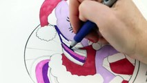 My Little Pony Twilight Sparkle HAPPY HOLIDAYS Speed Coloring Book Page with Markers-okP7ujQZRz0