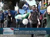 Marchan en Roma para exigir unidad, paz y bienestar en la UE