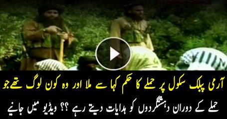 Who ordered attack on APS Peshawar