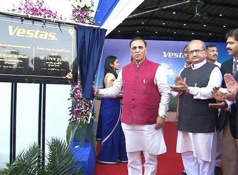 AHMEDABAD-VESTAS WINDS BLADE UNIT UDGHATAN GUJARAT CM