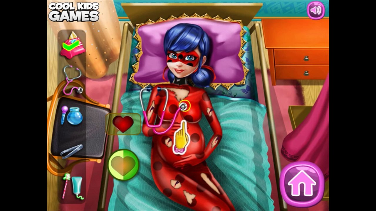 Ladybug Pregnant Emergency - Doctor Cartoon Game for Kids - Injured Miraculous Ladybug Ful