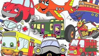 Transportation and Street Vehicles Vocabulary by ELF Learning - ELF Kids Videos-4Dcy_0zmWTY