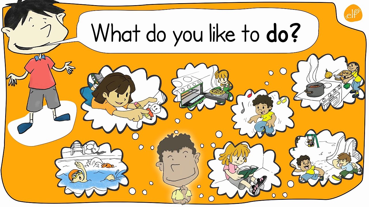 Pattern Practice #1 _ ESL _ EFL _ What do you like to do _ ELF Learning-gH89yUhIAV0