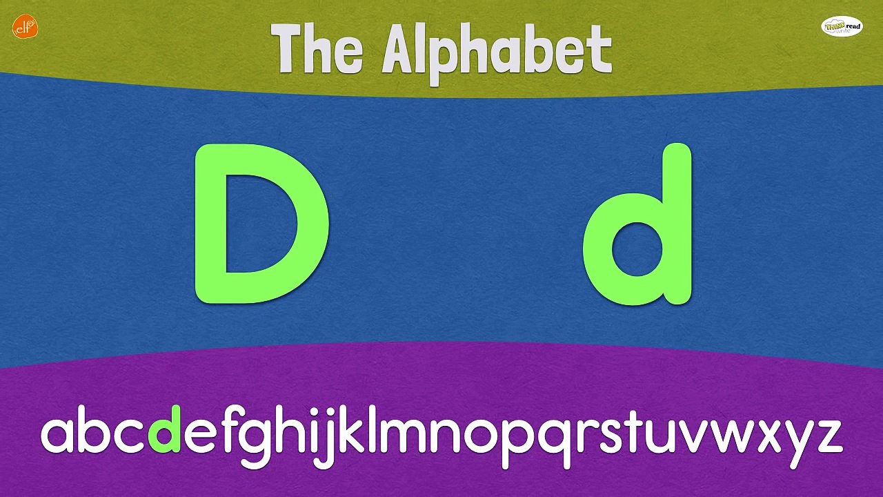 Letter D _ Early Phonics _ Think Read Write _ ELF Learning _ Elf Kids Videos-vAgxXCTB02g