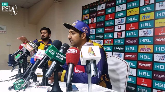 PSL 2017 Play-off 1- Sarfaraz Ahmed Press Conference