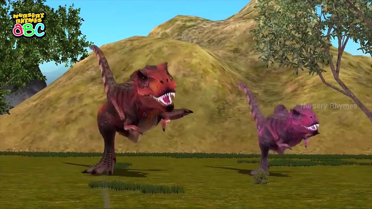 Jurassic Park Dinosaurs Johnny Johnny Yes Papa | Dinosaurs Cartoon | Nursery Rhymes ABC
