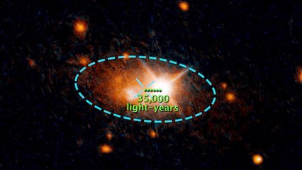Hubble captures incredible images of supermassive black hole _ Daily Mail Online