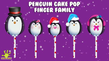 The Finger Family Penguin Cake Pop Family Nursery Rhyme Christmas Finger Family Songs