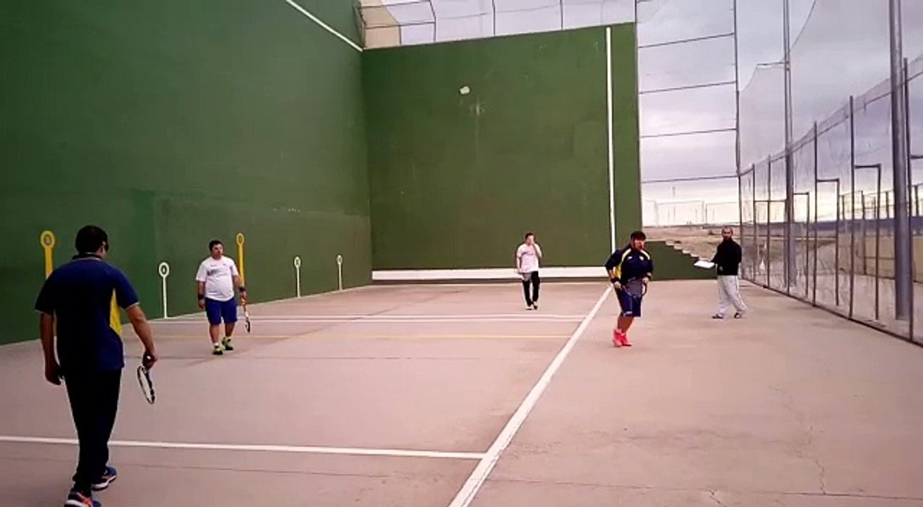 Frontenis 2ªA Rivas vs Leganés 3ª partida video 2