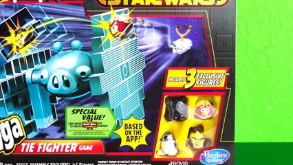 Jenga TIE FIGHTER GAME - Angry Birds STAR WARS II - Review by EvanTubeHD