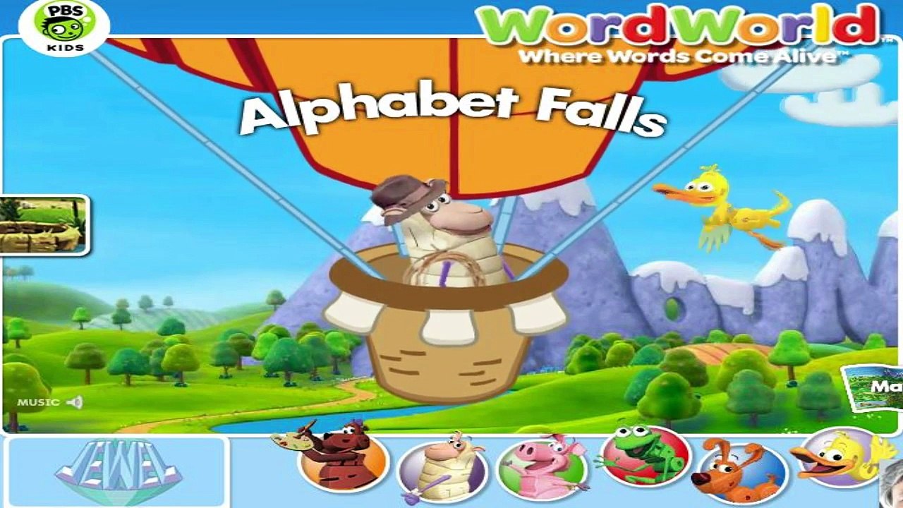 Word World Game Video - Alphabet Fall Episode - PBS Kids Games