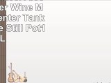 Stainless Steel Alcohol Distiller Wine Maker Fermenter Tank Moonshine Still Pot18L