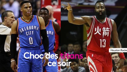 NBA : Westbrook vs. Harden, un match décisif pour devenir MVP ?