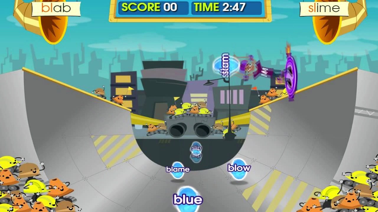 The Electric Company Game Video - Halfpipe Hoverball Episode - PBS Kids Games