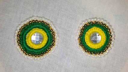 Mirror work Bead work Hand embroidery