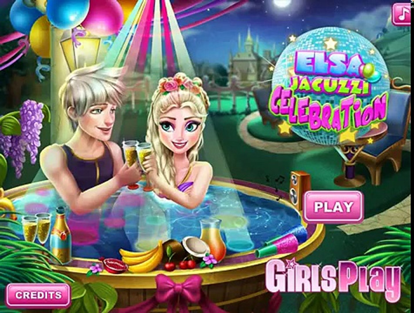 ДЛЯ ФУРШЕТА игры девочек—рапунцель джакузи вечеринка—мультфильмы игры онлайн детей