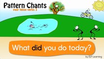 Learn Past Tense Verbs 3 - Patterns Chants By ELF Learning - ELF Kids Videos-n1VBke5