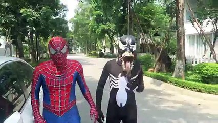 Elsa play Hide and Seek Game Prank VS Spiderman Real Life VS Venom VS Joker in Real Life Fun