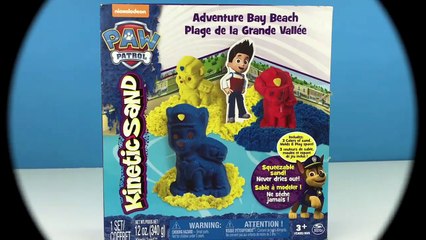 Kinetic Sand DIY Paw Patrol LEARN COLORS How to Make Colour Sand Toys-bPa2P