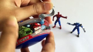 GIANT AVENGERS Surprise Eggs Compilation Play Doh - Marvel Spiderman Hulk Ironman Thor Toys-w6T00dmFH